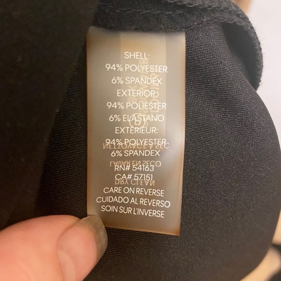 Black Calvin Klein Midi Dress - Picture 7 of 7